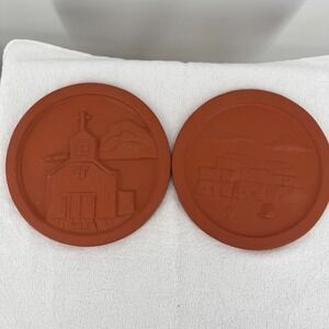 Vintage Watson Tile Works 1988 Santuario Pueblo Santa Fe Terracotta LE 2100/5000